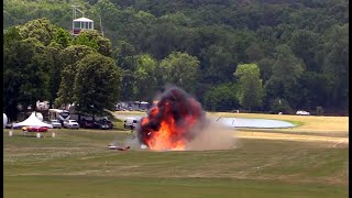 Joe Nall 2022 Noon Demo Jet Crash Huge Fireball [upl. by Ellak782]