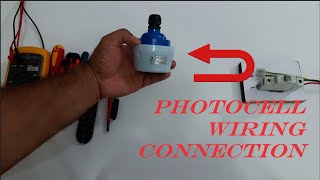 photocell sensor connection with a contactor [upl. by Isnan]