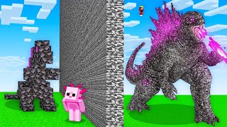 I Cheated With GODZILLA in Minecraft Build Battle [upl. by Idroj]