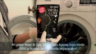 Çamaşır Makinesinde Kumaş BoyamaDylon Kumaş BoyasıDylon Wash amp Dye kumaşboyama [upl. by Andriette438]