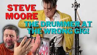 Drummer reacts to Steve Moore  The Drummer At The Wrong Gig [upl. by Wil]