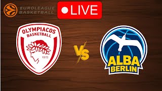 🔴 Live Olympiakos vs Alba Berlin  EuroLeague 20232024  Live Play by Play Scoreboard [upl. by Elroy]