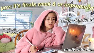 STUDY VLOG  finals week pulling all nighters lots of studying coffee shops  suffer with me [upl. by Geller]