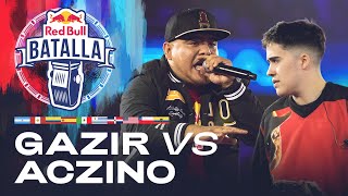 GAZIR vs ACZINO  Final  Red Bull Batalla Internacional 2022 [upl. by Irallih]