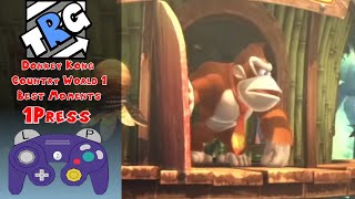 TheRunawayGuys  Donkey Kong Country Returns  World 1 Best Moments [upl. by Aninaig]