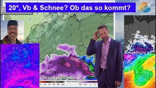 20° amp rekordmild dann Vb amp Schnee Ob das so kommt Wettervorhersage 1623022024 Weiter nass [upl. by Dyrrej]