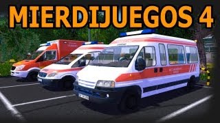 ¡Una Ambulancia  Mierdijuegos 4  Emergency Ambulance Simulator [upl. by Jade225]