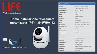 Prima installazione telecamera IP SMART LIFE 399WH0112 [upl. by Ahsienad718]