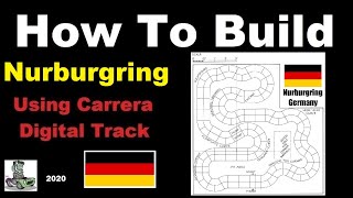 How to build a 1 32 scale Carrera 4 Lane Digital Nurburgring Race Track [upl. by Isaac371]