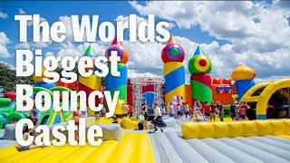 Worlds Largest Bouncy Castle Big Bounce America [upl. by Hefter]