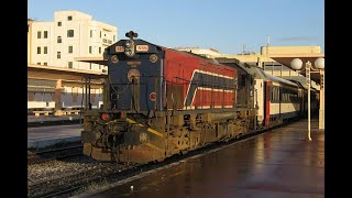 SNCFT Train N 52271 Tracted By EMD GT562 From Tunis To Monastir [upl. by Enilegna]