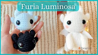 DIY CROCHET FURIA LUMINOSA 😍 Llavero Amigurumi  Fácil [upl. by Dulcia865]