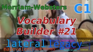 MerriamWebsters Vocabulary Builder 21 MWVB english conversation [upl. by Aivizt146]