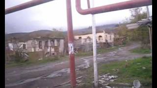 Total Destruction of Georgian Village of Eredvi in South Ossetia [upl. by Terese250]