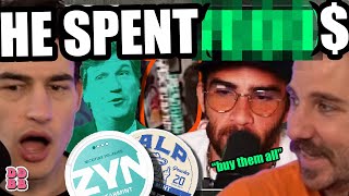 Tucker Carlson Launches ZYN COMPETITOR Hasan is ADDICTED  Boy Boy Clips [upl. by Eojyllib]