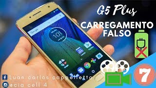 moto g5 plus nao carrega  CARGA FALSA [upl. by Anbul874]