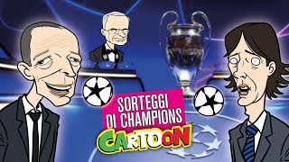 AUTOGOL CARTOON  Sorteggi di Champions [upl. by Donia]