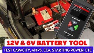 How to Test Car 12V Battery or Golf Cart 6V [upl. by Najar161]