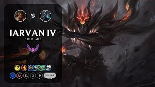 Jarvan IV Mid vs Ekko  EUW Master Patch 142 [upl. by Notxed]