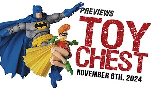 DARK KNIGHT RETURNS GODZILLA JOHN WICK CHAINSAW MAN PREVIEWSworld ToyChest for 11624 [upl. by Esele]