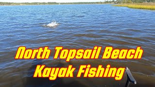 North Topsail Beach NC Kayak Fishing Slot City [upl. by Arej]