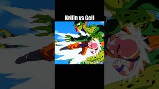 Krilin vs Cell DragonBallZ [upl. by Nosylla]