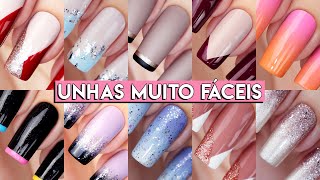 Unhas Decoradas MUITO FÁCEIS  Compilado de Tutoriais [upl. by Weisbart]