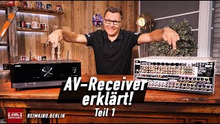 AV Receiver Integration Funktion Anschlüsse allgemein Erklärt Teil 1 [upl. by Ecyned]