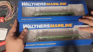 Unboxing Walthers Mainline BN Flatcars [upl. by Orianna574]