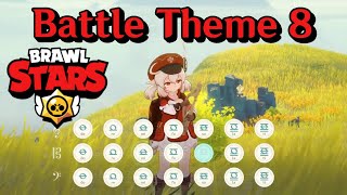 Battle Theme 8 Brawl Stars  Harp Cover [upl. by Nwahsyar]