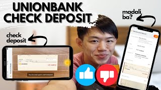 Unionbank Check Deposit How to write a check Ok ba ang experience [upl. by Edmee]