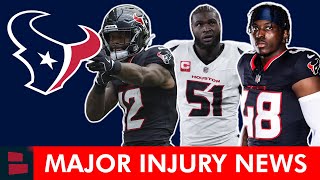 Texans NEWS FLASH Christian Harris Injury Update Revealed  Nico Collins amp Will Anderson Jr Status [upl. by Marillin]