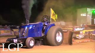 Bluegrass Pulling 2018 Light Limited Super Stock Tractors  New Castle KY  Lets Go Pulling [upl. by Ahsemit]