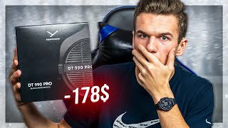 Unboxing the BEYERDYNAMIC DT 990 PRO Black Edition 80 Ohm 4K60 [upl. by Aihsenad]