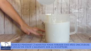 Tutoriel moulage en alginate tirage plâtre synthétique phosphorescent desprit de la forêt [upl. by Yrek]