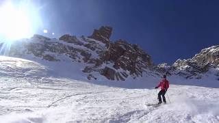 2016 Couloir de la Table dOrientation Val dIsère [upl. by Feeney]