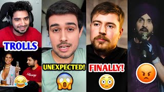 WTF You Wont Believe this Happened😱 Samay Raina Trolls Poonam Dhruv Rathee MrBeast Diljit [upl. by Eveineg]