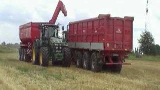 ANNABURGER Umladewagen Überladewagen in der Ernte 2009 Chaser Bin  Reloading wagon harvest [upl. by Suoicerp]