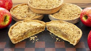 Apple Crumble Pie 2 Amazing desserts in one dish comfort food at its very best [upl. by Picardi]