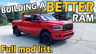 BEST MODS for your 2020 Ram 2500 67L Cummins Diesel  Truck Central [upl. by Eniluj]