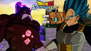 Vegeta vs Toppo  Dragon Ball Z Sparking Zero [upl. by Rodie]