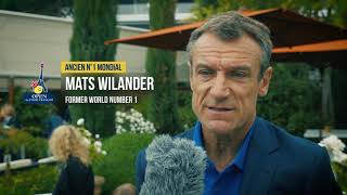 Linterview de Mats Wilander  30e Open Stade Français [upl. by Goodman565]