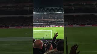 Arsenals new set Pice again ole ole chant viralvideo arsenal chanting yt afc [upl. by Anairam904]