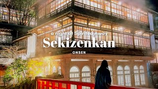 Staying a night at the Spirited Away Sekizenkan onsen 🐉  Gunma amp Nagano trip  VLOG [upl. by Odidnac]