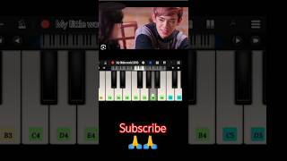 yelili yelila 🔥🔥song  piano cover bts shortsfeed [upl. by Merrell335]