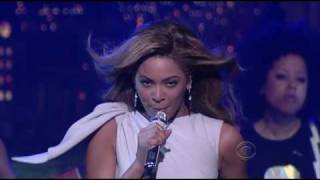 Beyoncé Knowles  Halo Live  The Late Show with David Letterman [upl. by Odradlig709]