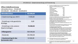 Eigenfinanzierung Selbstfinanzierung Beteiligungsfinanzierung Fachabitur 2019I 212 FOS  BOS [upl. by Howlan]