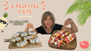 Recettes dété  PIQUENIQUE  APÉRITIF  GRIGNOTAGE [upl. by Wallford]