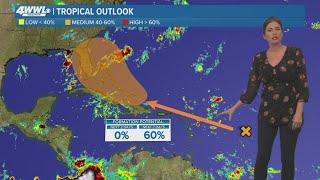 Tuesday 12pm Tropical Update Tropical depression could form [upl. by Starkey460]