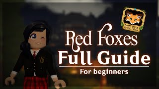 Full Red Foxes Guide for BEGINNERS 🦊 [upl. by Notsgnal13]